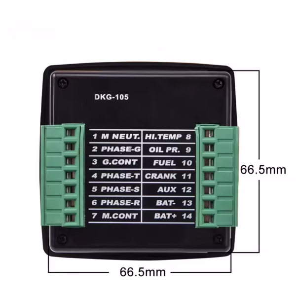 Contrôleur automatique de groupe électrogène DATAKOM DKG105 – Image 2
