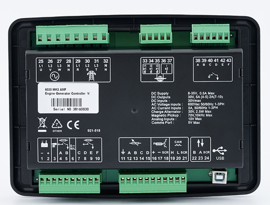 Carte G.E Deep Sea 6020 Référence 6020 C - Performance et Fiabilité None