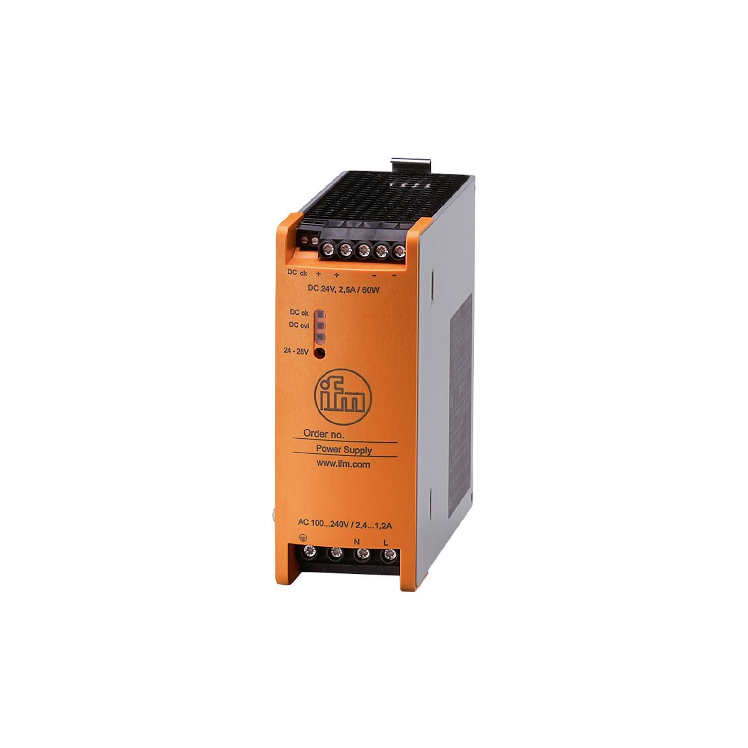 Alimentation IFM 29.5VDC INP 115/220VAC OUTP 29.5/31.6VDC AS-I DC AC1218