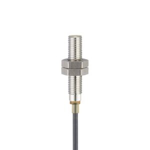 Détecteur inductif IFM 24VDC M8 L37,5mm NPN IP69 Température -40 à 85°C IES206
