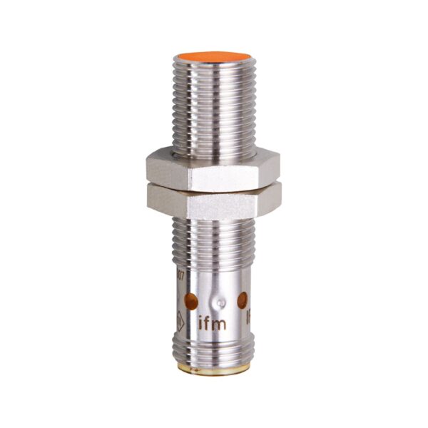 Détecteur inductif IFM M12 PNP 4mm L45mm Noyé NO Référence IFS244