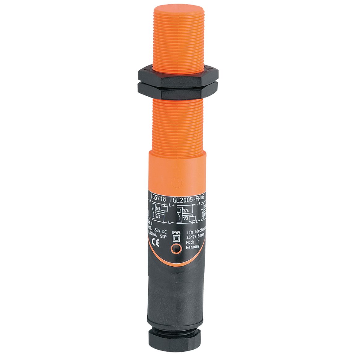 Détecteur Inductif IFM M18 24V DC NPN PNP NO NC Référence IG5719 IGE2008-FRKG
