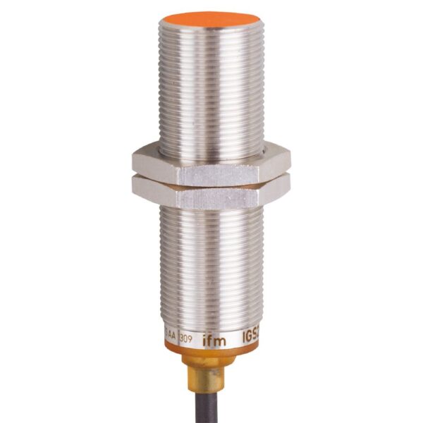 Détecteur inductif IFM M18 PNP 24 VDC NO DI12PNIFM - Capteur de proximité hautes performances
