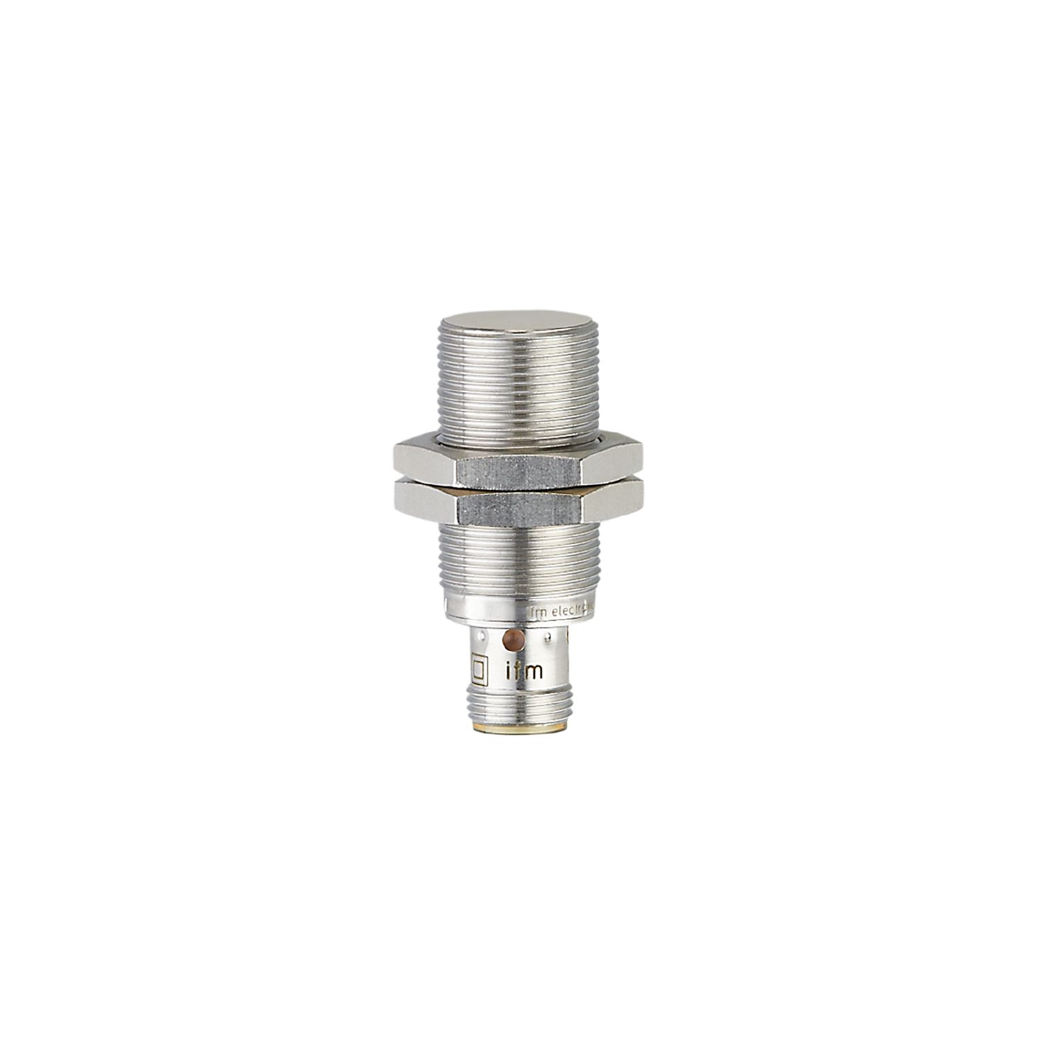 Détecteur inductif IFM M18 Portée 8 mm L45 mm PNP Référence IGC204