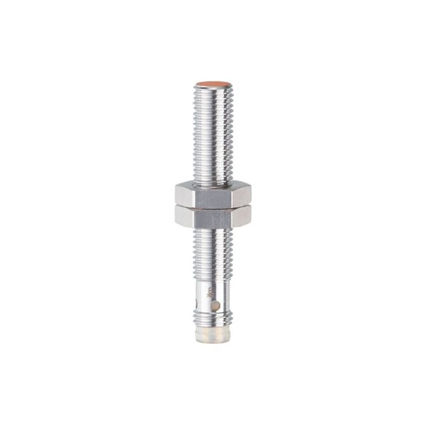 Détecteur inductif IFM M8 1mm NO L50mm DC PNP IP65/67 3 fils Temp -25 à 80°C IE5266