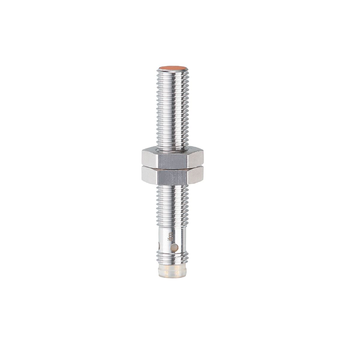 Détecteur inductif IFM M8 1mm NO L50mm DC PNP IP65/67 3 fils Temp -25 à 80°C IE5266