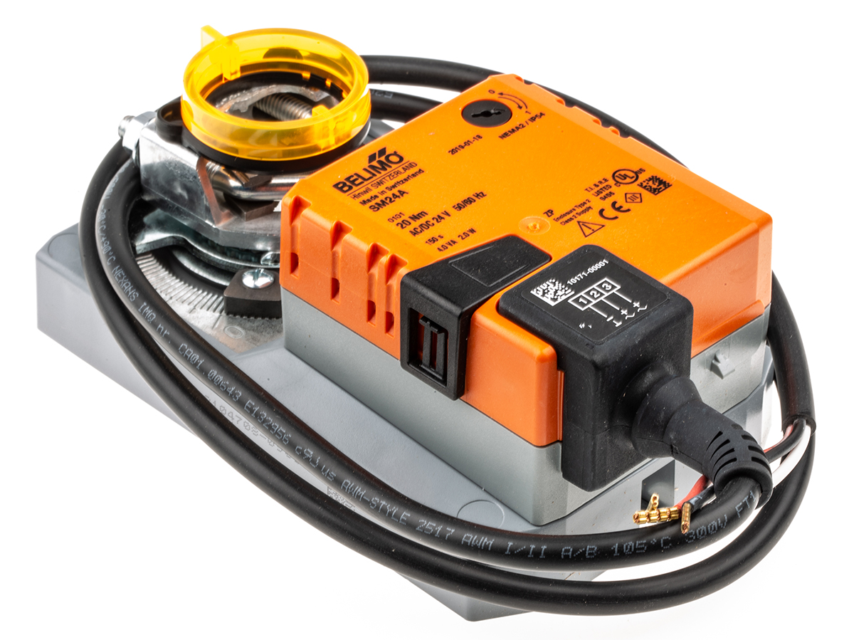 Servomoteur IFM 20 Nm AC/DC 24 V Tout-ou-rien 3 points IP54 F05 SR24A-5