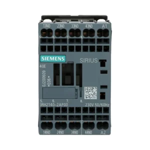 Contacteur Siemens 10A 4P NO 220V 50/60Hz Référence 3RH2140-2AP00 Siemens