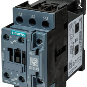 Contacteur Siemens 15kW 3P 1NO 1NC Bobine 110V Taille S0 Référence 3RT2027-1AF00 Siemens