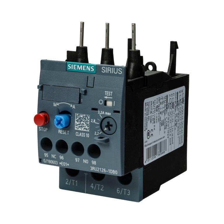 Relais Thermique Siemens 3RU2126-1DB0 2.2 3.2A - Relais Thermique Siemens 3.2A Siemens