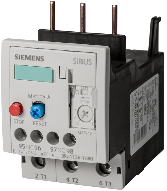 Relais thermique Siemens 5.5-8 3RU1136-1HB0 fiable et performant Siemens