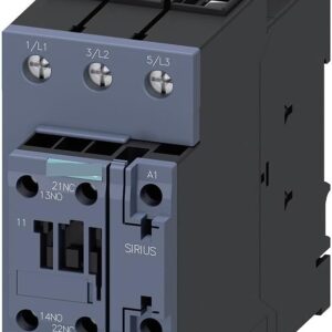 Contacteur Siemens 18.5kW AC 220V 50/60Hz 3 Pôles Mod. Borne à Vis S2 3RT5035-1AN20 Siemens