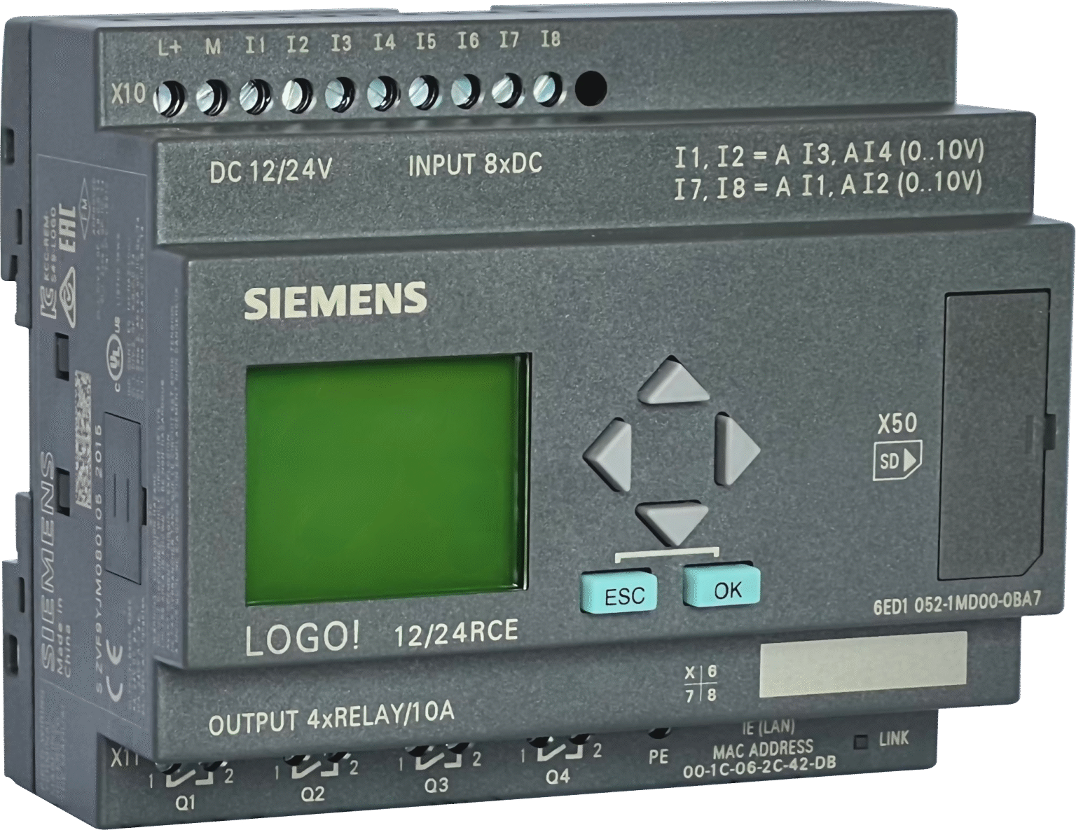Vers Automate Automate Siemens 12 24 6ED1052-1MD00-0BA7 Pro