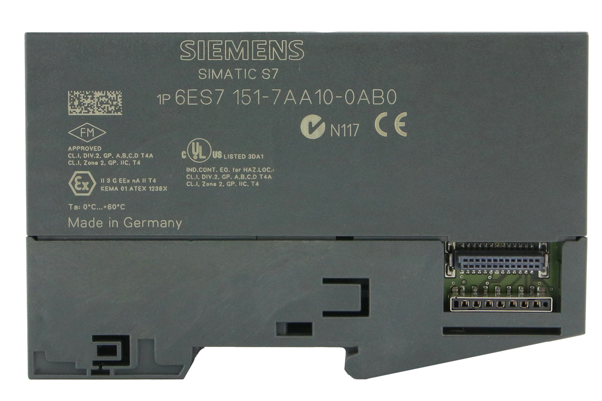 ET200S Siemens S7 300 Module de Contrôle 6ES7151-7AA10-0AB0 Siemens
