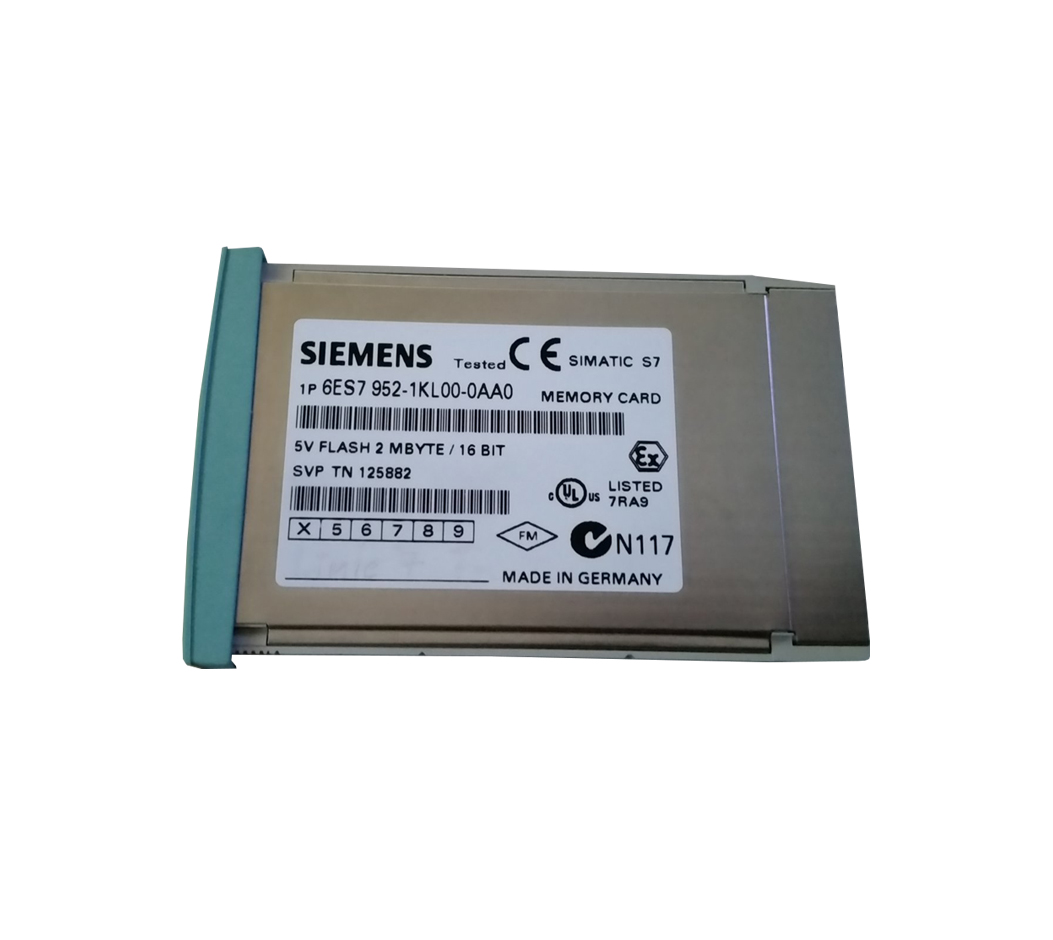 Carte mémoire Siemens 2MB S7 400 Référence 6ES79521KL000AA0 Siemens