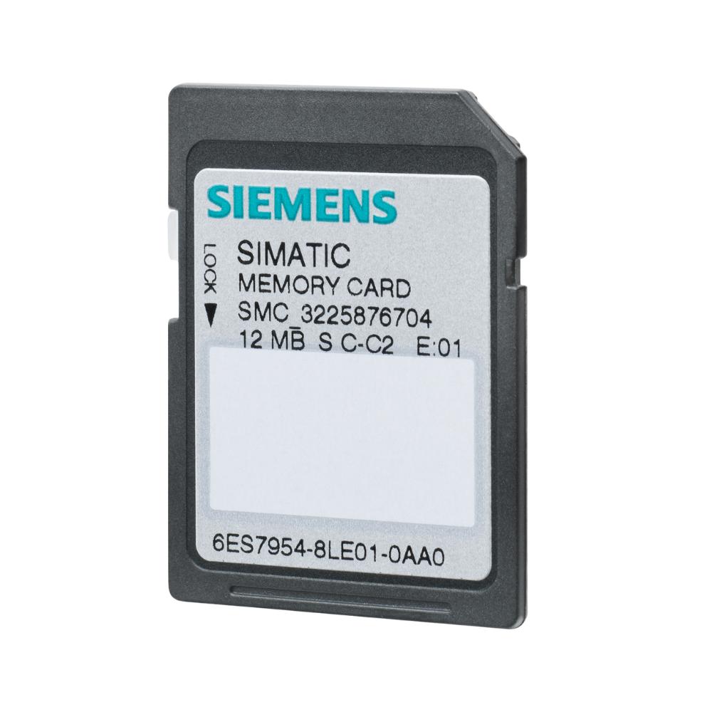 Siemens SIMATIC S7 Carte Mémoire Siemens 12MB pour CPU S7-1x00 SINAMICS 3V Flash Siemens
