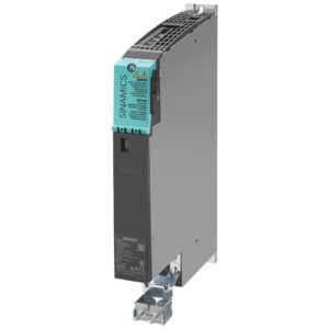 SINAMICS S120 SINGLE MOTOR MODULE ENTREE: 600V CC SORTIE: 3PH 400V, 9A FORME BOOKSIZE D-TYPE REFROIDISSEMENT PAR AIR INTERNE SEQUENCES D IMPULSIONS OPTIMISEES ET SUPPORT DES FONCTIONS EXTENDED SAFETY INTEGRATED AVEC CABLE DRIVE-CLIQ Siemens