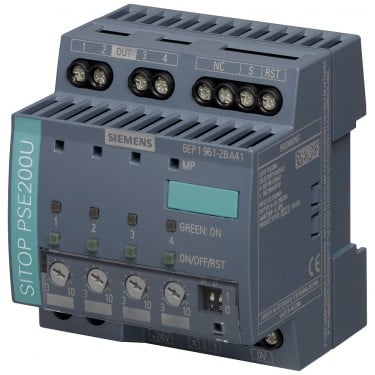Relais de surveillance Siemens 10A Module de sélectivité 24VDC 4x10A IP20 6EP1961-2BA41 Siemens