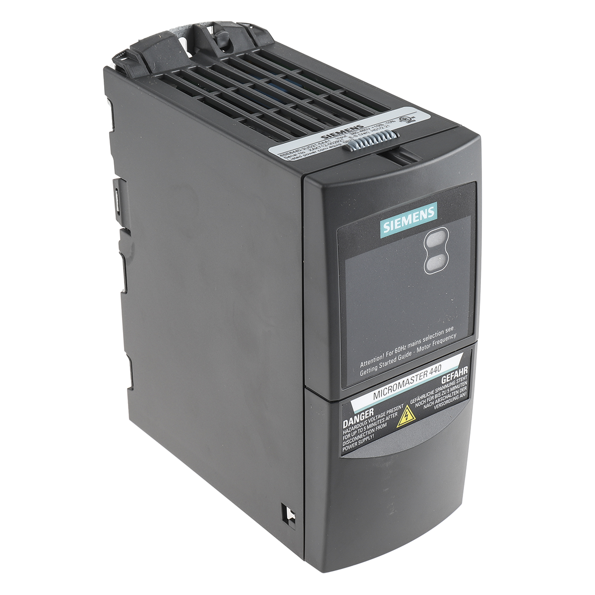 Variateur Siemens Micromaster 380 1.5kW Référence 6SE6440-2UD21-5AA1 Siemens