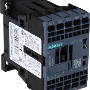 Contacteur Siemens 24VDC Mini 3P 4kW 1NO Référence 3RT2016-2BB41 Siemens