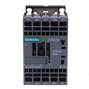 Contacteur Siemens 16A 3P 7.5KW 24V DC sans vis 3RT2018-2BB41 Siemens