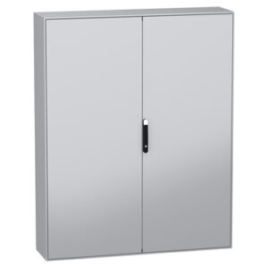 Armoire Schneider 2000x1600 avec châssis et platine 2 portes NSYSM2016402DP