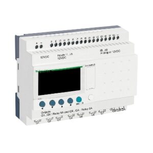 Automate Schneider 12VDC Zelio ML 26 E/S REL avec Écran et Horloge SR3B261JD