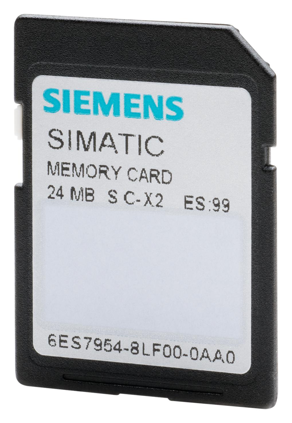 Carte Mémoire Siemens 24MB S7 1200 Référence 6ES7954-8LF03-0AA0