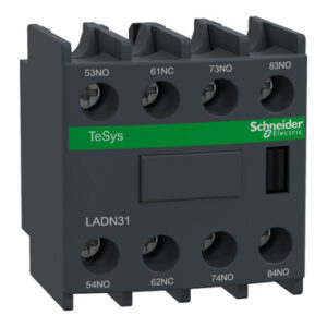 Contacteur Schneider 3NO 1NC LADN31 pour applications industrielles
