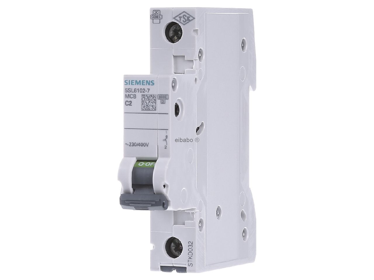 Disjoncteur Siemens 1P 2A 5SL6102-7 - Disjoncteur Siemens 2A pour protection électrique Siemens
