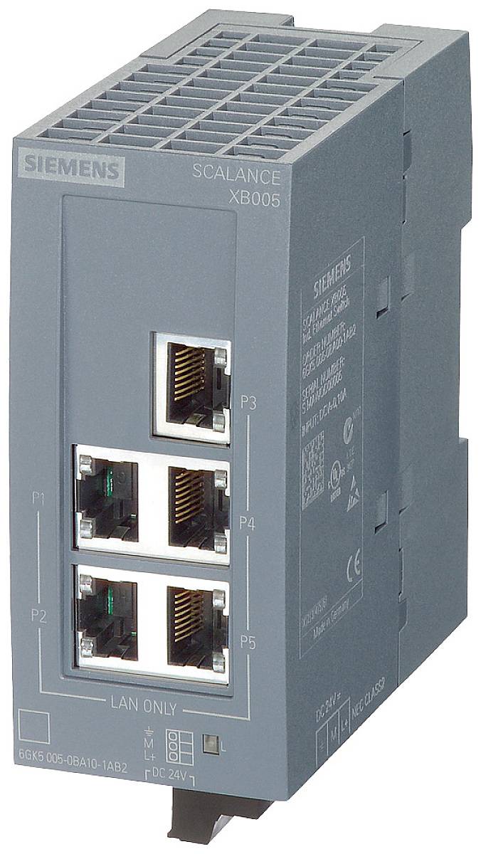 Switcheur Siemens 1200 Scalance XB008 8 Sorties Référence 6GK5008-0BA00-1BA2 Siemens