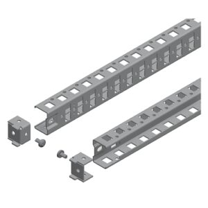 Traverse universelle Schneider 700 2 rangées 40 modules NSYSUCR4070